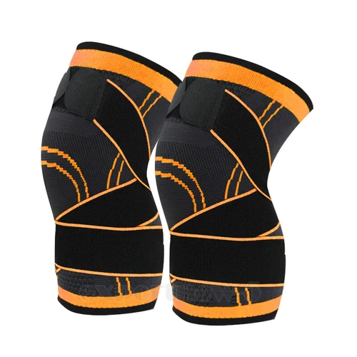Knee Brace Compression Sleeve Support with Gel Pad Side Stabilizers Patella Wrap - Picture 56 of 57