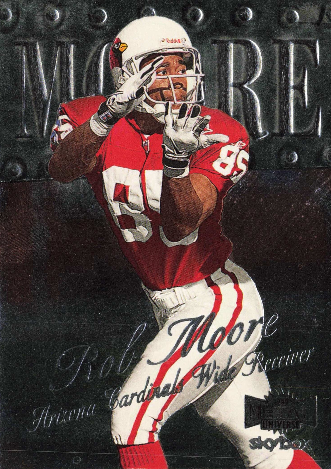 Rob Moore 1999 SkyBox Metal Universe #31 Arizona Cardinals