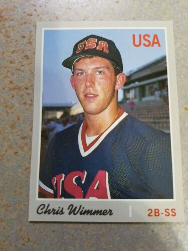 Chris Wimmer Team USA Wichita KS #84 1992 Baseball Cards Magazines RARE ODDBALL