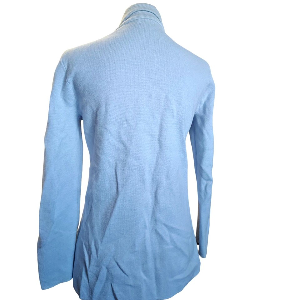 J. Crew Schoolboy Sweater Cotton Blazer Blue Small Office Casual Preppy