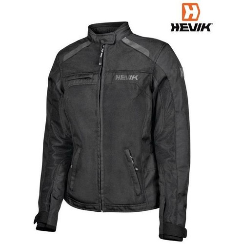 GIACCA MOTO ESTIVA DONNA CON PROTEZIONI HEVIK SCIROCCO NERO (TG.M) | eBay