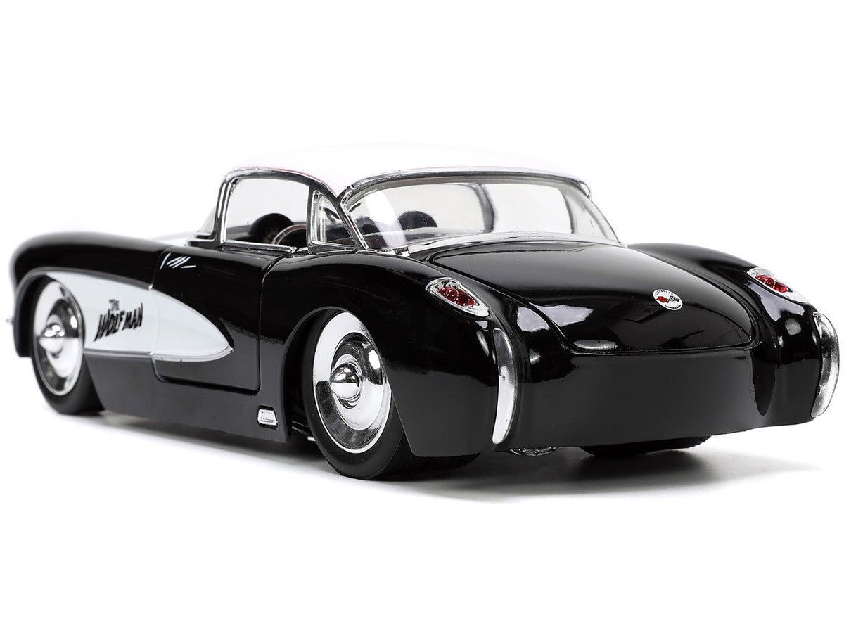 1:24 Wolfman w/1957 Chevrolet Corvette -- Universal Monsters