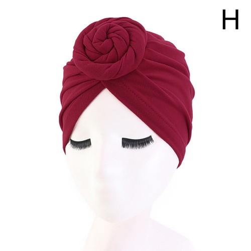 Para mujeres Gorra de quimioterapia Pérdida de cabello Bufanda en la cabeza Envoltura Sombrero elástico Turbante Hijab Gorra musulmana - Imagen 18 de 18