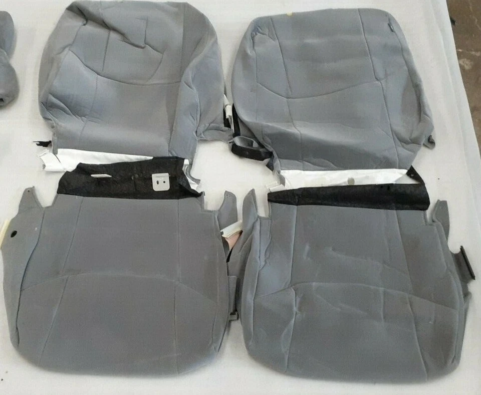 2005-2009 Toyota Avalon XL OEM Factory Cloth Seat Cover Set Gray - Image 2 of 4