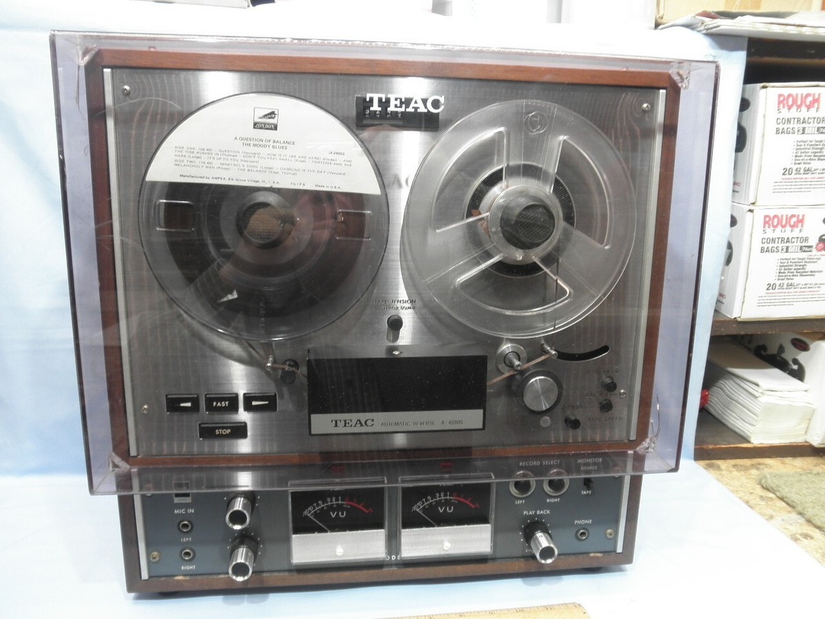 1967 TEAC A-4010S 4 Track Stereo Auto Reverse Tape Deck