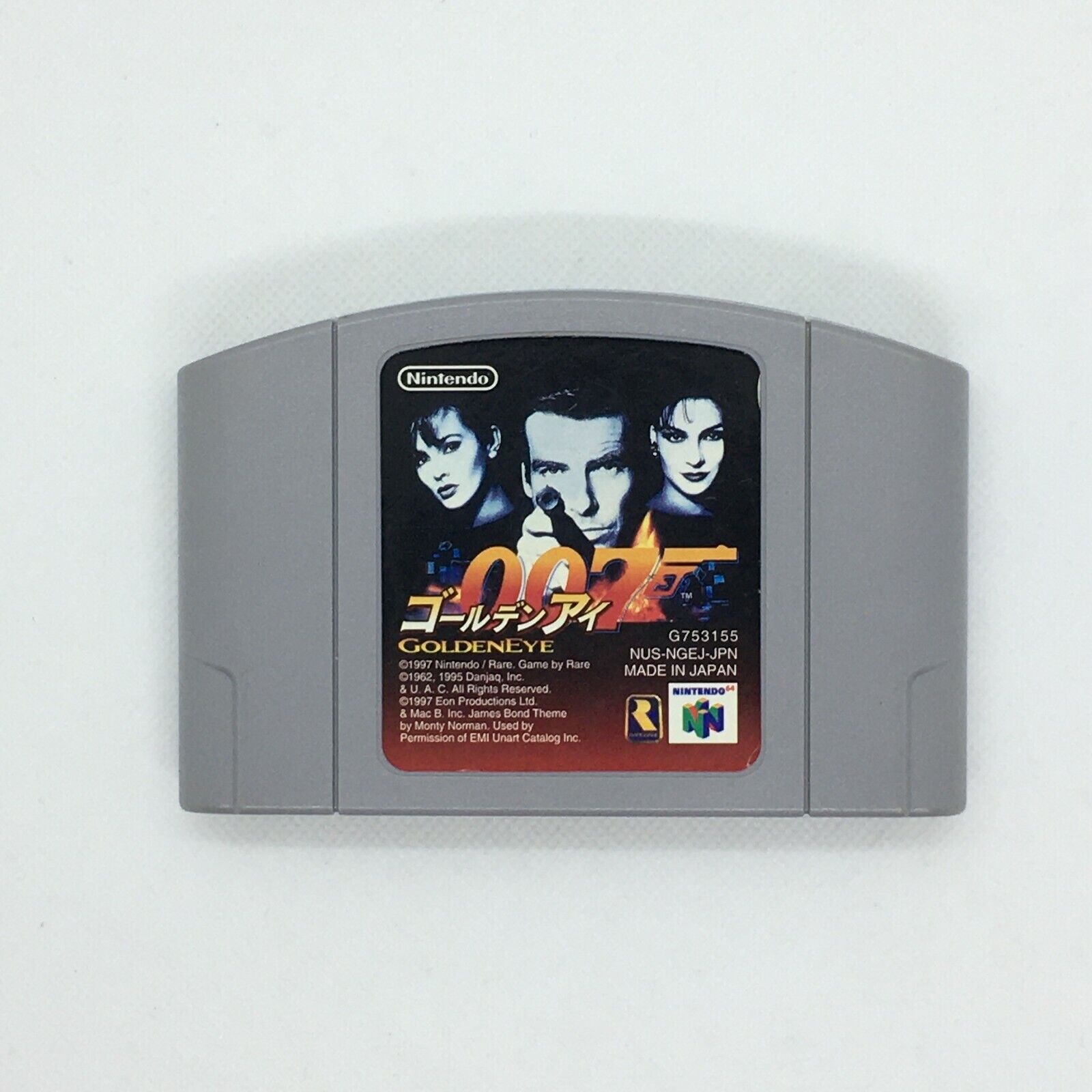 N64 Golden Eye 007 Nintendo 64 Box Manual Shooter Game Japan JP