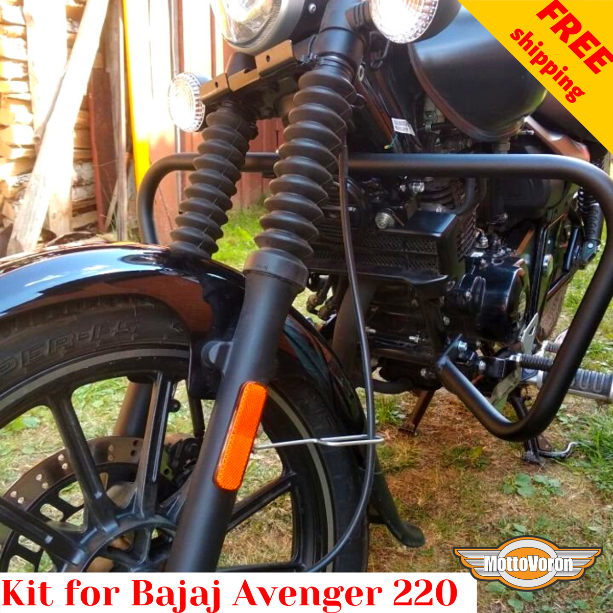For Bajaj Avenger 220 Engine guard Avenger Luggage rack system for Monokey  Kit