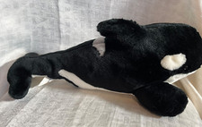 Sea World Orca Whale Killer Whale 15" Plush Soft Toy Stuffed Animal