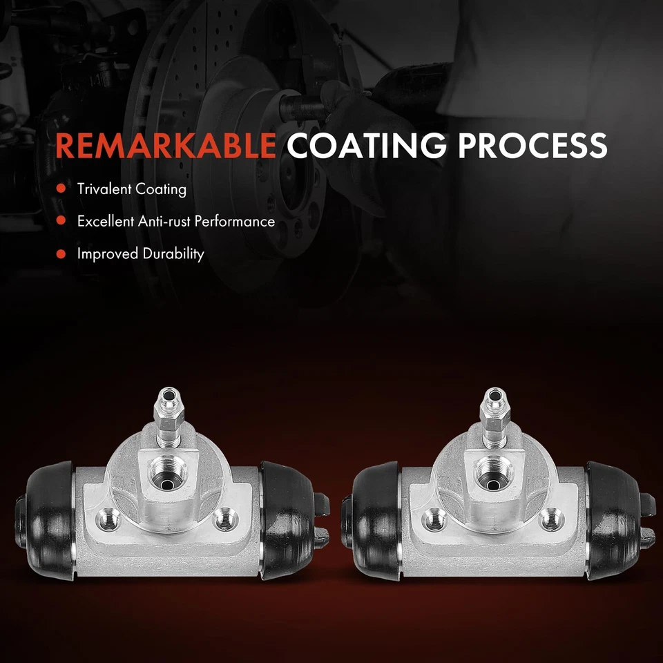 Cilindro de rueda de freno de tambor para conductor trasero y pasajero para camioneta Nissan D21 Frontier Foto 3 de 4