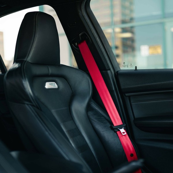Color Seat Belts - Seatbelt Webbing Replacement - FIRE RED - 24HR Mail in!