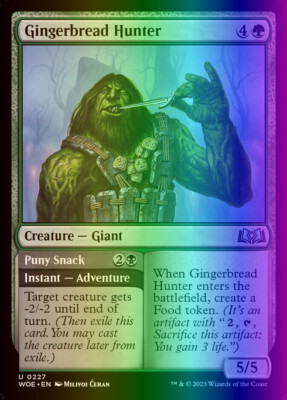 MTG Magic the Gathering Gingerbread Hunter (227/515) Wilds of Eldraine LP  FOIL | eBay