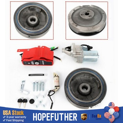 #ad Electric Start Kit Engine Starter FlyWheel Motor For Honda GX390 13HP 11HP USA! $81.90