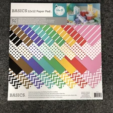 We R Memory Keepers Basics 12x12 Paper Pad 43 Sheets