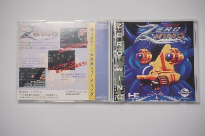PC Engine Super CD Zero Wing Japan NEC game US Seller