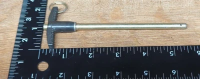 (1) Quick Release Pin 1/4 X 4 " Grip Length Steel T Handle Avibank BLS4TA4S