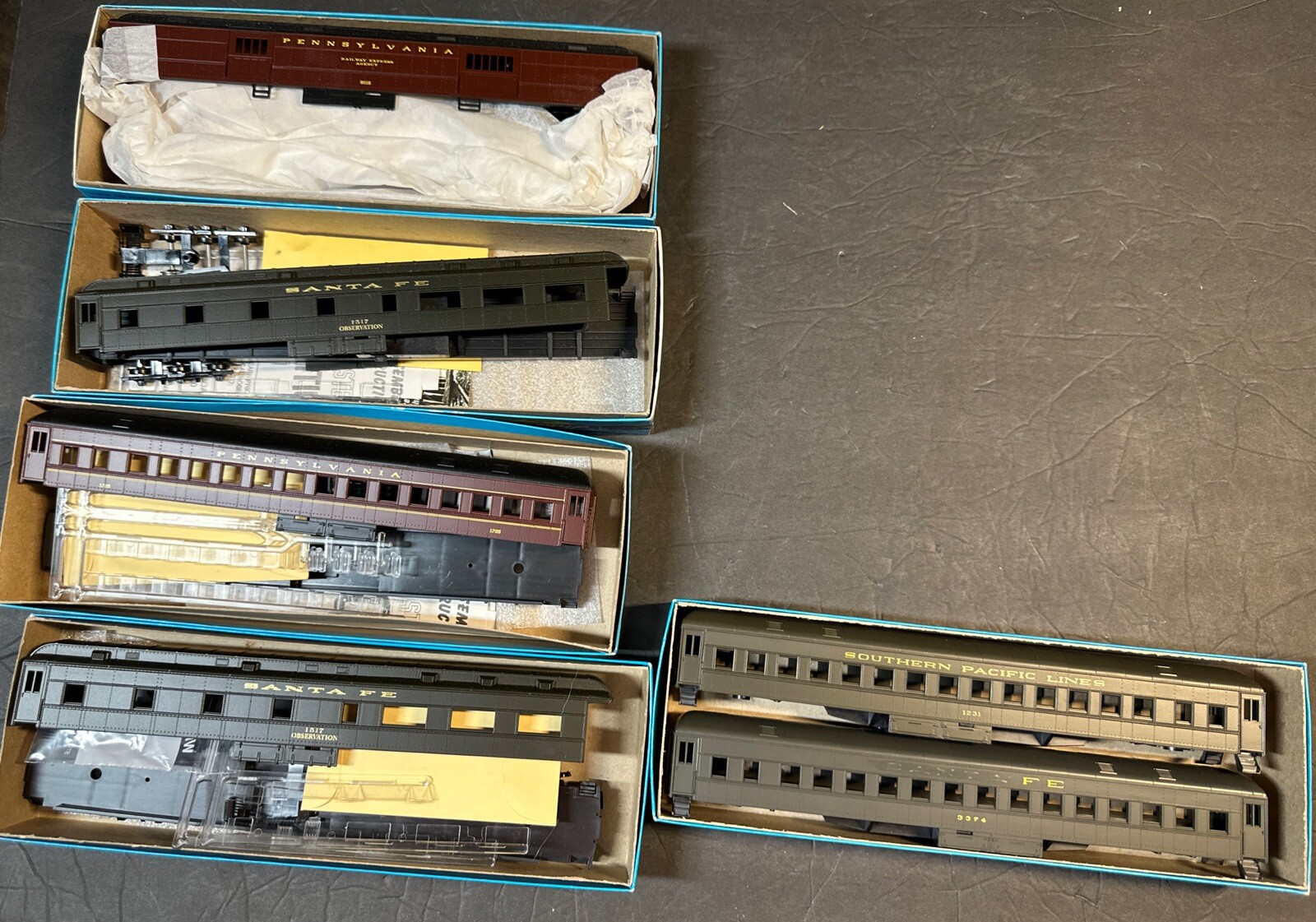 6 Vintage Pullman Athearn Passenger car kits with boxes LOT 22 eBay