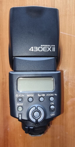 Canon Speedlite 430EXII Bllitzgerät, so gut wie nicht gebraucht mit Schutzhülle - Bild 1 von 5