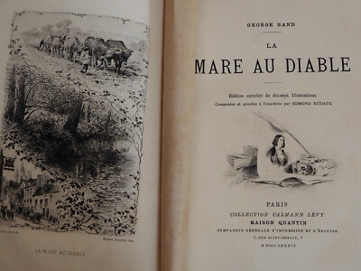 La Mare au Diable. 17 Eaux-fortes d'Edmond Rudaux avec une suite - 1889