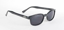 KD's Original Sunglasses,  Black Frame / Dark Gray Lens