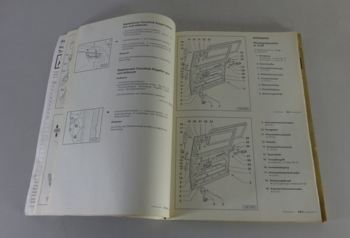 Manual de Taller VW Bus / Transporter T4 Carrocería Trabajos Montaje Exterior Ab - Imagen 3 de 3