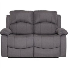 Homelife 2 Seater Recliner Canterbury Sofa Modern Soft Padded Couch Living Room