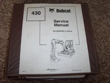 Bobcat Ingersoll Rand 430 Excavator Factory Original Shop Service Repair Manual