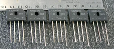 5 Pieces GI KBU6G NTE5330 Cross 400V 6A Single Phase Bridge Rectifier NOS!