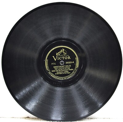 ANTON & THE PARAMOUNT THEATRE ORCH.  ''Sweetheart Waltz / Southern Roses''  78RPM
