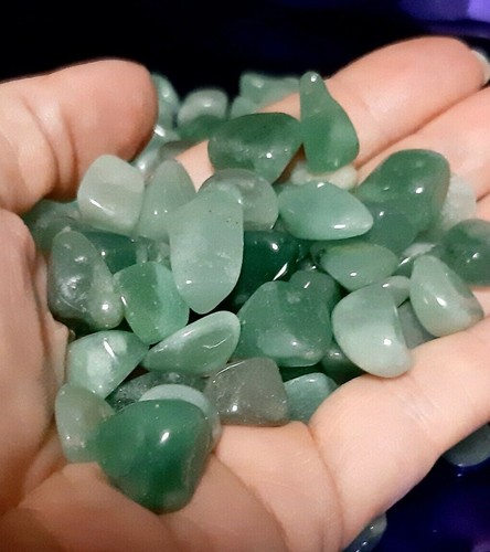 AVVENTURINA VERDE 50 gr MINI PIETRE fortuna reiki aura cristalloterapia granuli - Bild 1 von 2