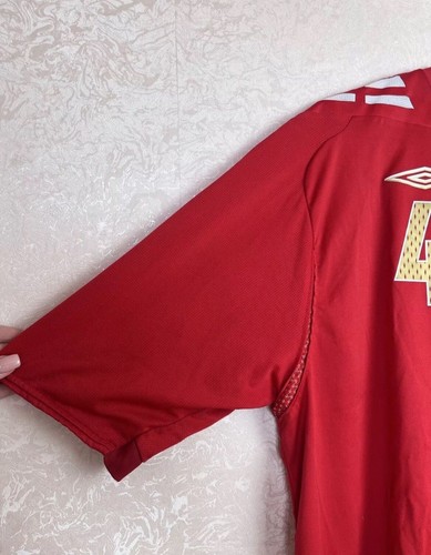 England National Team 2006 Jersey #4 Gerrard Umbro Size XL - Picture 5 of 12