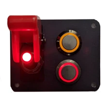 In-Cab Winch Control Panel with lighted switch & lighted buttons 