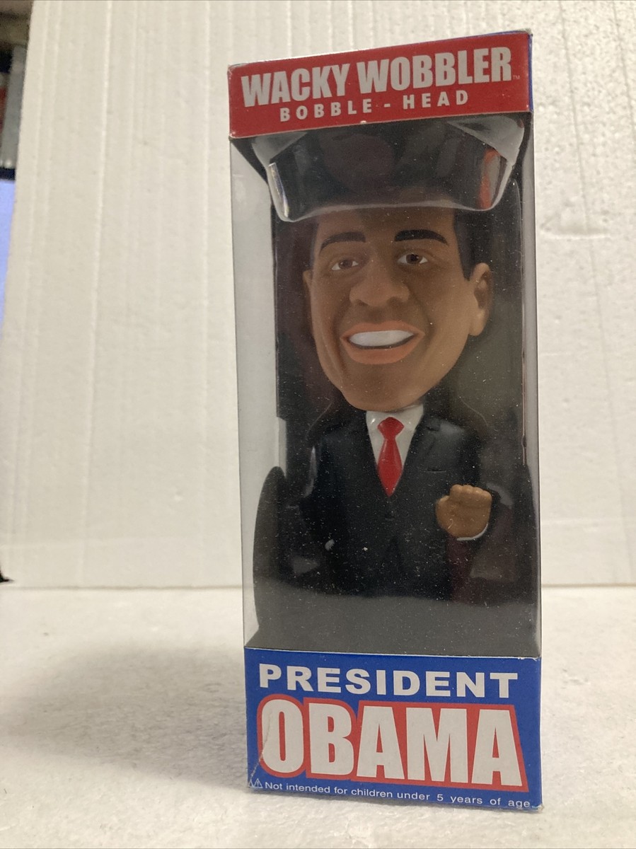 PRESIDENT BARACK OBAMA WACKY WOBBLER BOBBLE HEAD FIGURE FUNKO | eBay