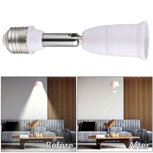 E26 E27 Light Socket Extender 4.5 " Extension adjustable vertical 90° Horizontal - Picture 12 of 12