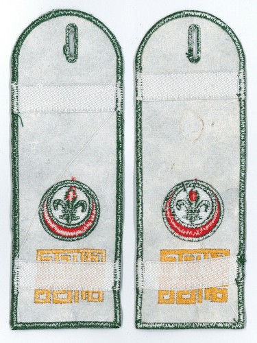 PARCHE OFICIAL CHARRETERAS SCOUTS OF BANGLADESH - ROVER SCOUT (RS) (PAR) - Imagen 2 de 2