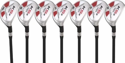 MAJEK GOLF Senior Majek K5s All Hybrid Set Custom Made 4-PW Graphite Golf Clubs