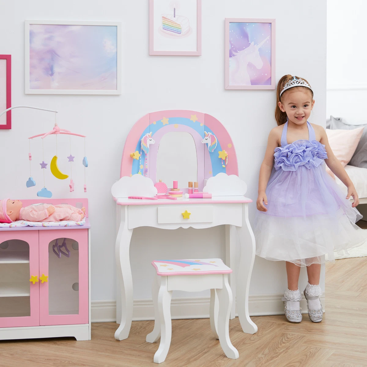 Vanity set with storage deals