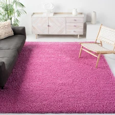 SAFAVIEH California Shag Collection SG151-3232 Pink Rug