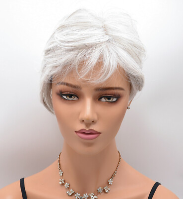 GRAMERCY Wig BELLETRESS, Oyster Gray CLEARANCE! Heat-Friendly! Mono Part +LaceFt