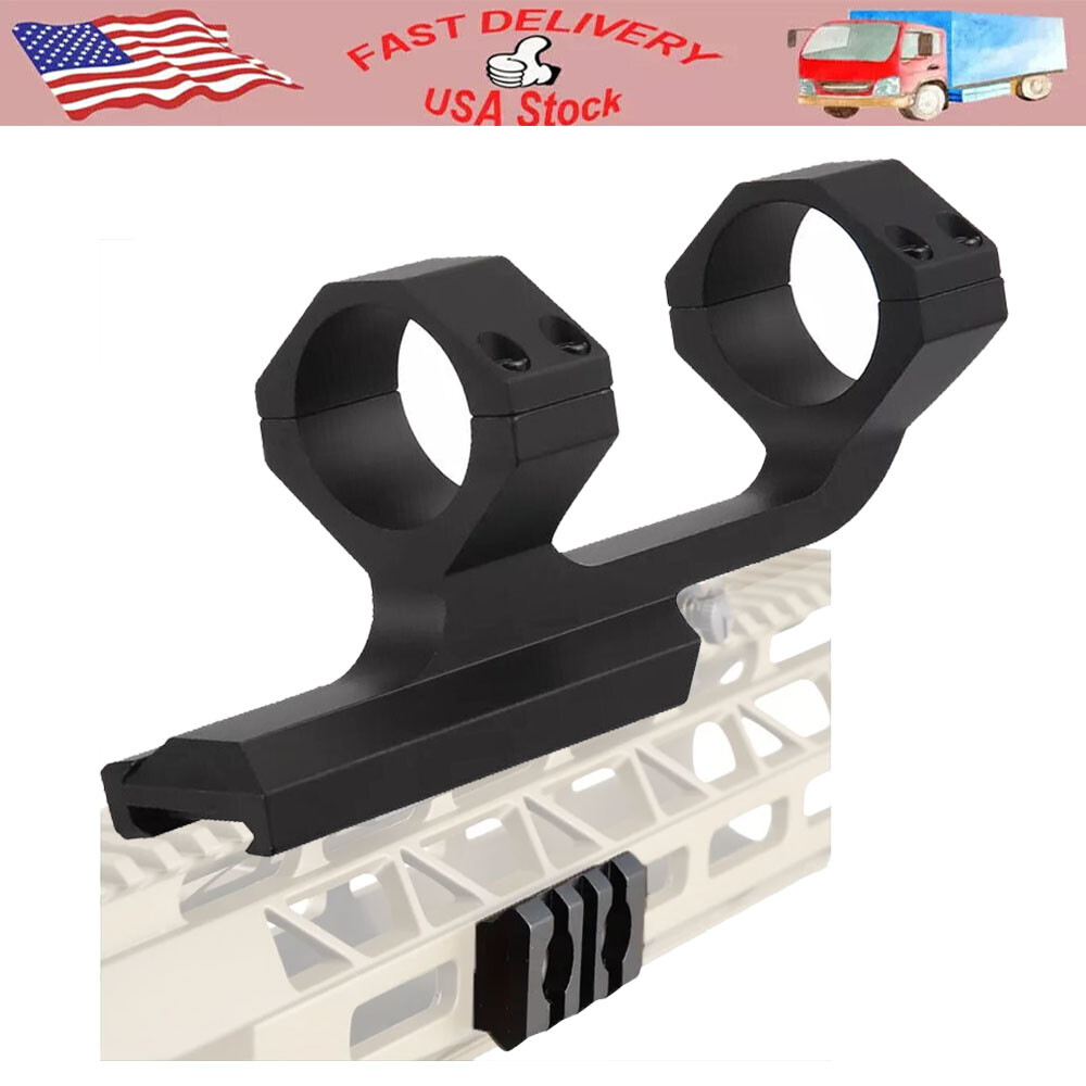 30mm Offset Cantilever Scope Mount with 3-Slot Picatinny Rail