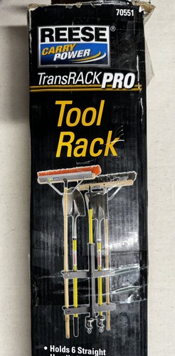 New Reese TransRack Pro 70551 Mounts to Trailer/Truck Bed, 6 Tool Rack Capacity - Picture 8 of 8