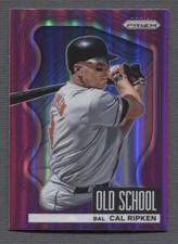 2022 Panini Prizm Old School Purple Prizm #OS-5 Cal Ripken