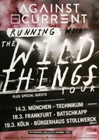Against The Current - Wild Things, MüNchen 2016 | Konzertplakat | Poster