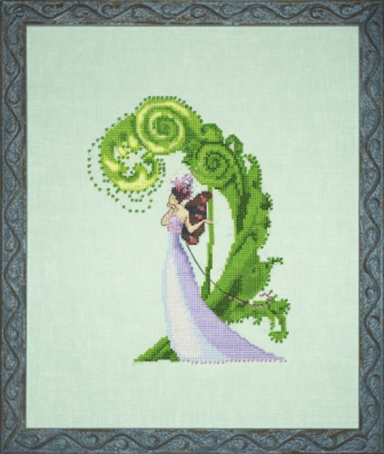 Cross Stitch Chart / Pattern ~ Nora Corbett Fiddle Fern #NC321 - Picture 2 of 5