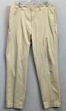 Vintage Polo Ralph Lauren Men  s Sz 36x32 Khaki Beige Chino Classic Fit Pants