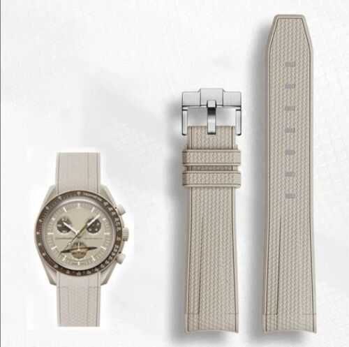 Moonswatch Rubber Watch Strap for Mission To Saturn - Afbeelding 1 van 4