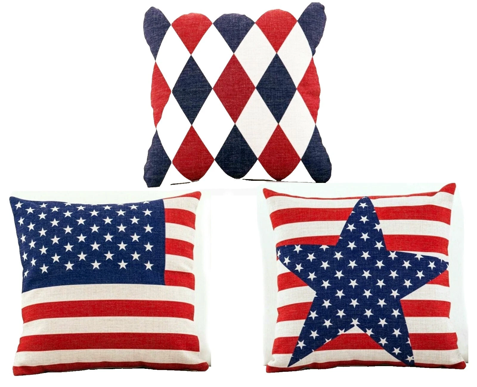 Patriotic Pillow Cover Home Décor Pillows