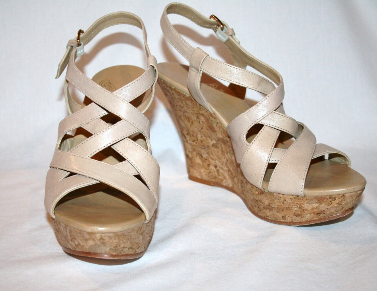 Saks Fifth Avenue Suede Pom Pom Espadrille | Mercari NWOT Saks Fifth Avenue wedges main image 2