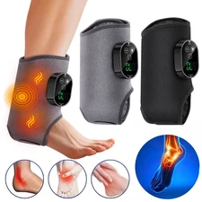 Electric Foot Ankle Massager Heating Vibration &Air Compression Pain Relief US