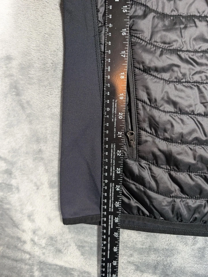 Chaleco Marmot Para Hombre Mediano Negro Acolchado Aislado Cremallera Completa Sin Mangas Ligero Foto 2 de 4