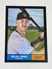 2024 Topps Archives Baseball Black Foilboard - Nolan Jones - Colorado Rockies